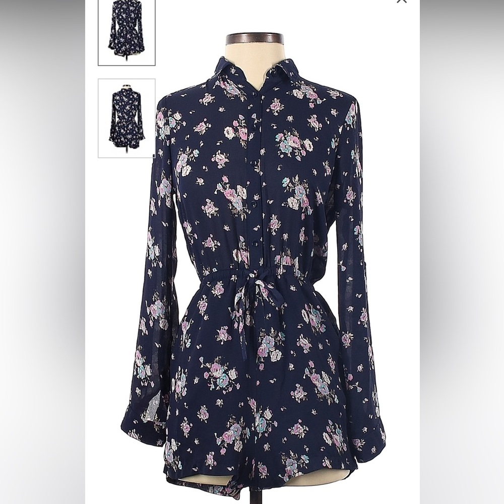 Bar III floral romper